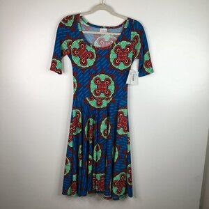 LuLaRoe Boho Nicole Dress XS NWT